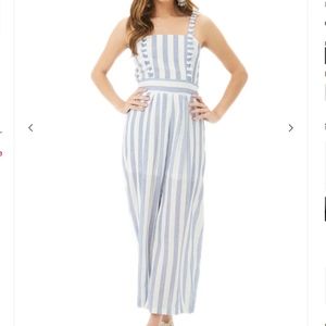 NEW Cotton Striped Cami Jumpsuit